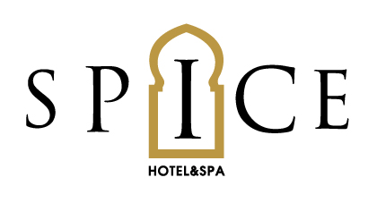 Spice Hotel logo in weiß
